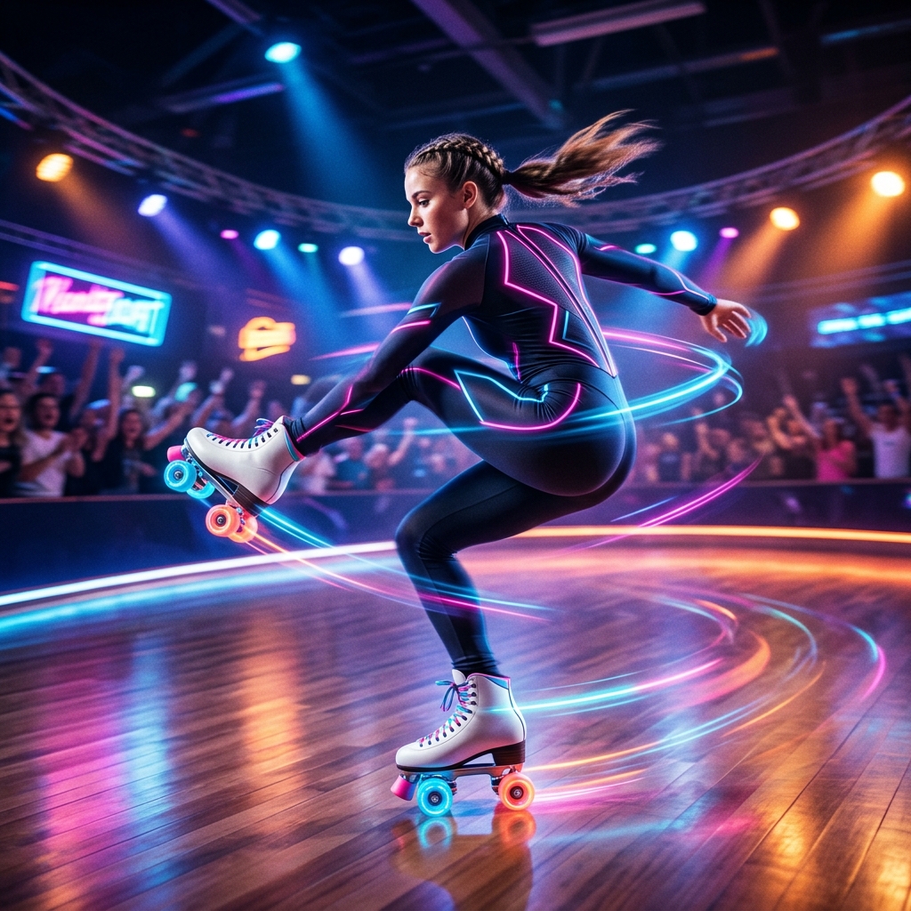 Artistic Roller Skater